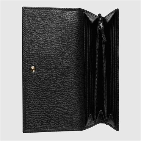 Gucci Swing Leather Continental Wallet